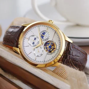 Gifts Men Grand Complication Tourbillon Perpetual Calendar Moon Phase for Month Year Automatic Sapphire Power Reserve
