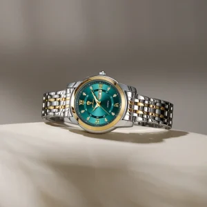 Gohuos 7801 New Trending Brand Women’s Quartz Wristwatch Stainless Steel Band Custom Calendar Luminous Fashion Female’s Watches