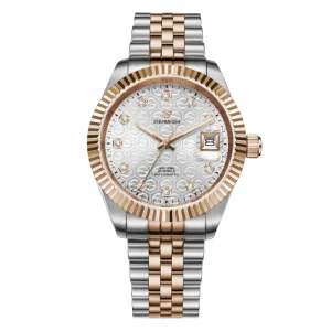 Gold Luxury Automatic Mechanical Watch Men’s Stainless Steel Miyota 20ATM Water Resistant Analog Luminous Sapphire