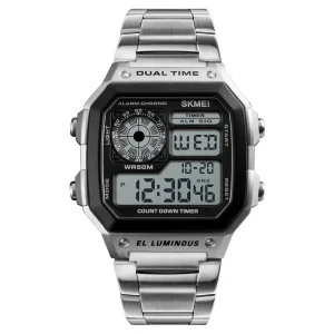 Gold Stainless Steel Digital Watches Reloj Minimalista Skmei 1335 Single Digital Original Gold Watches
