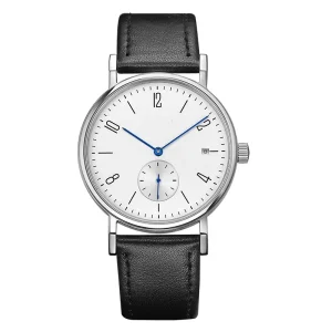 Good Quality Low Moq Design Unisex 316L Stainless Steel Ultra Thin Japan Quartz Small Hand Movement Minimalist Watch Man