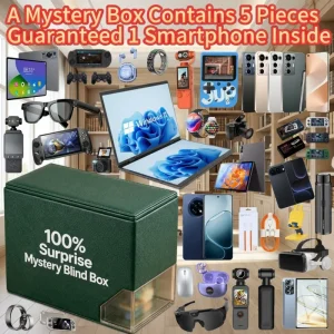 Guaranteed Smartphone Inside 5 Pieces Surprise Blind Box Electronics with Smartphone Laptop Smart Band Bluetooth Speaker