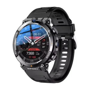 H10 Men’s Smart Watch Waterproof NFC Door Access Video Call Touch Screen Compatible with iOS Android