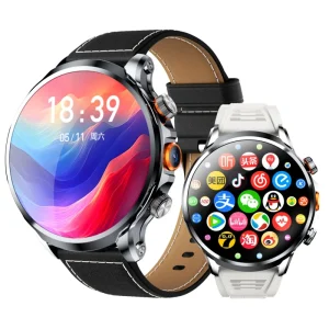 H18 Smart Watch 5G SIM Card Global Network AMOLED Display Square Design Independent App Download Right Side Camera Video Call
