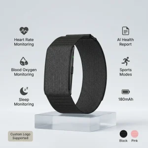 H59 MAX Health Wristband Fitness Trackers Sleep Tracker with Heart Rate Monitor Screenless Smart Band Bracelet