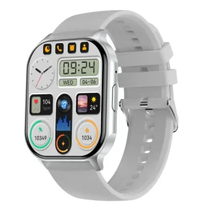 HK26 Unisex Smart Bracelet Fitness Tracker 2.04 Inch AMOLED Display for Calling Blood Oxygen Measurement IP67 TPU Plastic