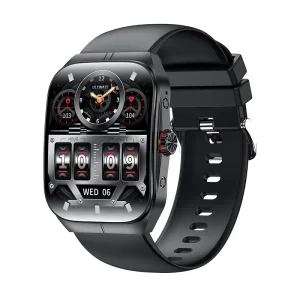 HK80 New Smart Watch with for Bluetooth Call AMOLED Screen Multi Sport Tracking Waterproof IP68 Silica Gel Band for Android
