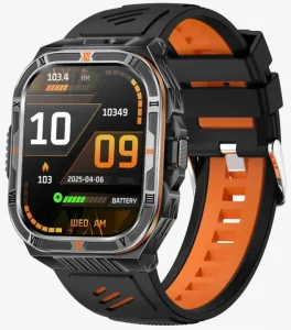 HT38 IP68 Waterproof Smartwatch AI Voice Assistant Compass Sleep Physiological Cycle Monitoring