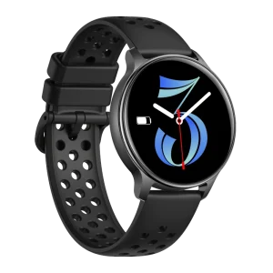 HT43 AMOLED Bluetooth Smart Watch Black Champagne Gold Adults Sports Tracker Device GloryFitPro App BT Call 3ATM Waterproof