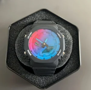G Series Shock Watch GA2100 Rubber Coin 10 Bar Water Resistant Customized Logo
