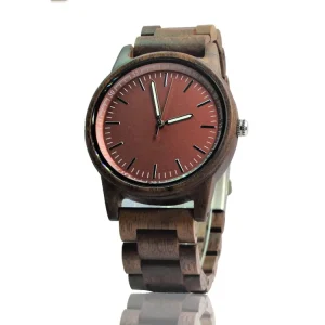 Hand Made Wood Craft Working Watch Quality Guarantee Wooden Wristwatch