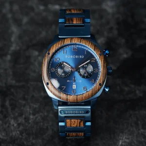 Handmade Classic Eco Fashion Wood Watch 5mm Thickness High Quality Japanese Movement Environmentally Friendly