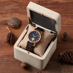 Handmade Mixed Color Fashion Wooden Watch for Men