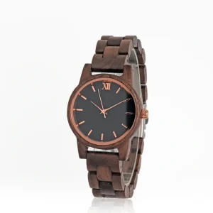 Handmade Original Design Women’s Quartz Watch Mixed Wood