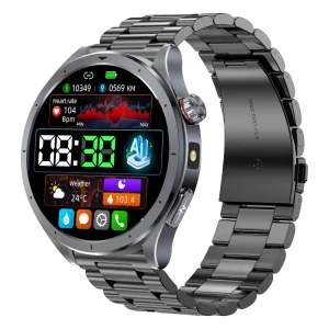 Heart Rate and Blood Pressure Health Monitoring Sleep Tracking Women’s Health SOS Function Smart Watch with Flashlight