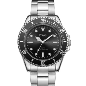 Heavy Stainless Steel Back Quartz Wristwatch Diver Watch for Man