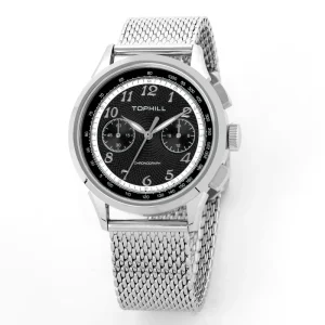High End OEM Custom Mechanical Watch Automatic Calendar 316L Stainless Steel Case Classic Dial Design Men Watch