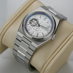 High Quality 40mm PRX Style Men’s Wrist Watch 10ATM Stainless Steel Solid Band Analog Dial Display Customized LOGO Small MOQ