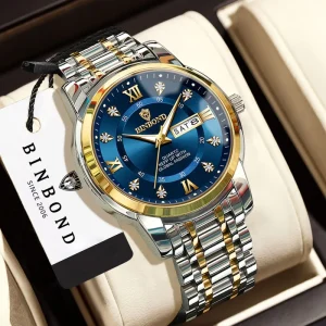 High-Quality Automatic Mechanical Wristwatch for Men Suitable for Business Occasions Luxury
