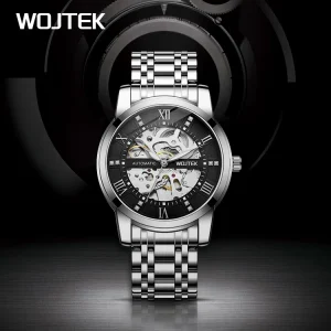 High Quality Classic Design Skeleton Wrist Watches Customized OEM Mechanical Watch Business Luxury Men Watch