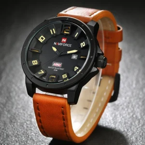 High Quality Custom Exquisite Luxury Business Men’s Dial Belt Fashion Casual Watch Waterproof Trend Joker Men’s Watch