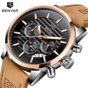 High Quality Custom Exquisite Luxury Leisure Joker Business Multi-function Stainless Steel Watches Sapphire Crystal Chronograph