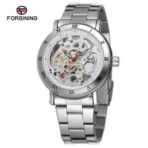 High Quality Custom Fashion Automatic Waterproof Fine Steel Hollow Business Machinery Watches Exquisite Luxury Men’s Watches