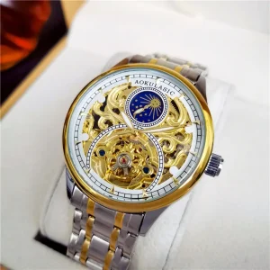 High Quality Customized Exquisite Luxury Sport Coin Automatic Mechanical Stainless Steel Waterproof Multifunctional Business