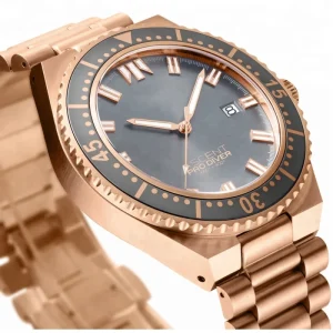 High Quality Diver Watch 200m Water Resistant Japanese Automatic Movement Stainless Steel Case Watch for Men