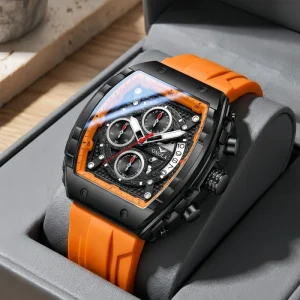 High Quality Fashion Sports Watch for Men Night Light Quartz Chronograph Watch Factory Watches