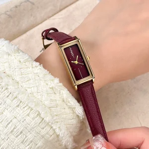 High Quality GEDI 13080 Women’s Watch New Design Fashionable and Trendy Leather Belt Niche High End Quartz Watch for Women