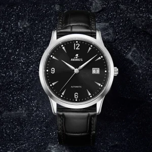 High Quality Japan MIYOTA 9015 Mechanical Movement Luminous Hands Calendar Show Simply Business Automatic Men Watch