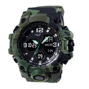 High Quality LED Display Waterproof Watch Men Analog Digital Watch