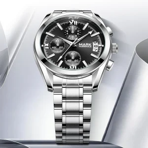 High Quality Luxury Designer Sports Stainless Band Minimalist Casual Chronography Waterproof Men Quartz Watches