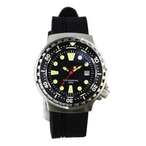 High Quality Mens Mechanical Watches Private Label Luxury Automatic NH35 Movement Diver Watch