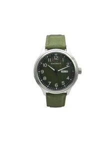 High Quality Men’s Quartz Watch Stainless Steel Case Sapphire Crystal Canvas Strap Waterproof Fashion Charm Pointer