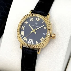 Classic Style Wrist Watch for Girls Fashion Leather Quartz Watch Waterproof for Women