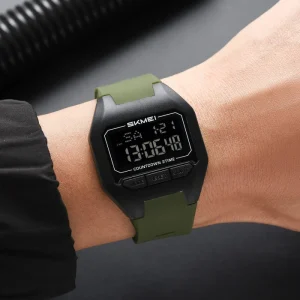 High Quality SKMEI 2617 Men Outdoor Digital Sports Waterproof Silicone Watch Montre Para Hombre Homme Relojes
