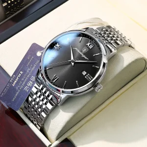 High Quality Sport Watches for Men Waterproof Classic Stainless Steel Fashion Man Wrist Business Quartz Watches