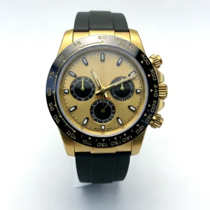 High-end Mechanical Watch Fashionable Simple Digital Sapphire Crystal Stainless Leather Strap Dual Calendar Display