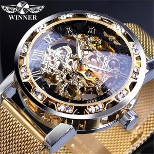 High quality Custom Exquisite Luxury Fashion Leisure Classic Hollow Trend Mechanical Watch Business Men’s Watch