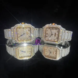 Hip-hop Moissanite Watch for Men and Women 925