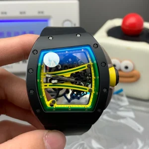 Hollow Out Design Waterproof Ceramic Case Sapphire Crystal Unisex Mechanical Watch