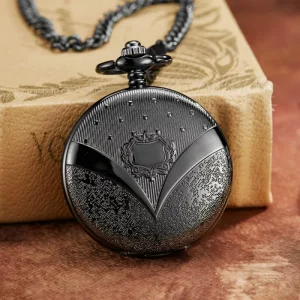 Hollow Roman Flower Frame Manual Mechanical Pocket Watch