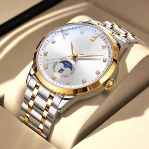 Hot Selling Luxury Men’s Watch Calendar Oem Luxury High Quality Classic Business Waterproof Automatic Mechanical Watch for Man