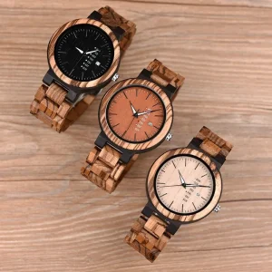Hot Selling Price Oem Logo Gift Fashion Color Wood Watch for Men