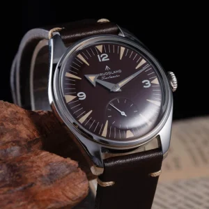 Hruodland New Retro 36MM VD78 Men’s Quartz Watch K1 Glass Stainless Steel Waterproof Sports 5Bar Night Light Watch Reloj