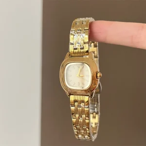 IEKE 826 Versatile Square Watch for Women Light Luxury Exquisite Watch Luxury Watch for Women Stainless Steel