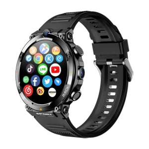 IPX7 4G Sim Card Android UI SmartWatch with 900mAh Battery GPS WiFi NFC Dual Camera Video BT Call H10 Smart Watch