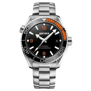 Japan 8215 Movement Luxury Men’s Fully Automatic Mechanical Watch Pointer Stainless Steel Sapphire Crystal Power Reserve